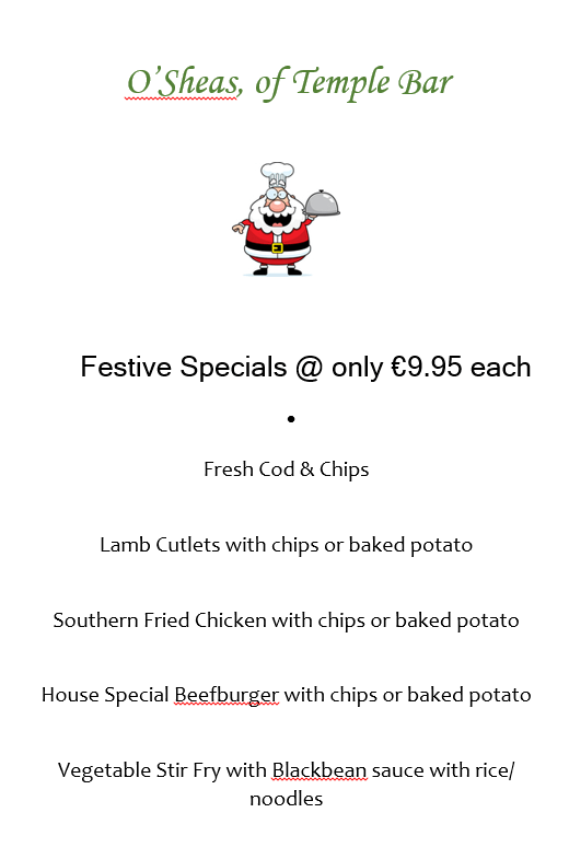 Festive specials pic